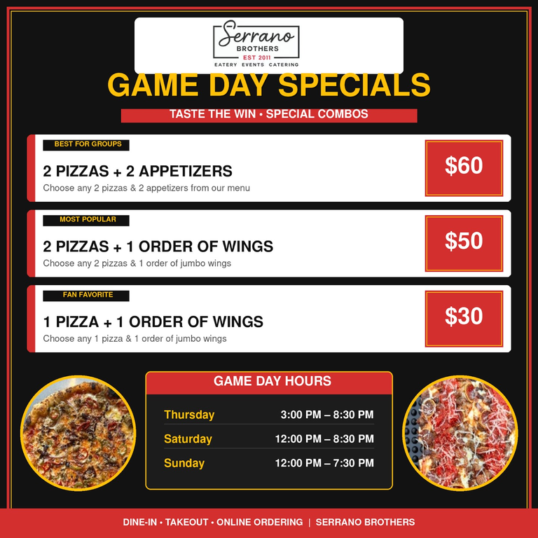 Watch the game. We'll handle dinner.
