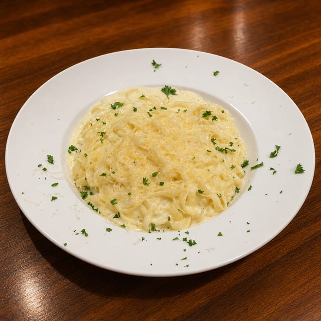 Linguine Alfredo.