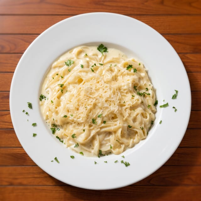 Linguine Alfredo.