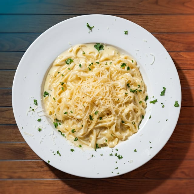 Linguine Alfredo.